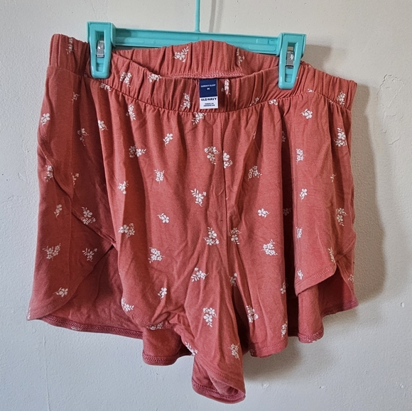 Old Navy Maternity Rollover Waist Ultra Soft Sunday Sleep Shorts Top Pajama Set - Picture 5 of 5
